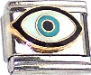 Evil eye - good luck 9mm Italian Charm